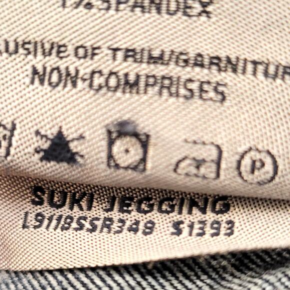 Silver Jeans Women's W27 L29 Dark Blue Low Rise Suki Jegging Skinny Denim Ankle - Picture 12 of 12